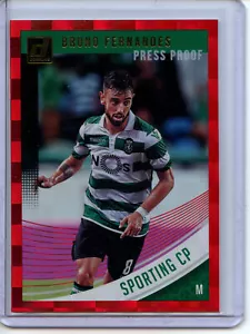 Donruss 2018-19 Red Press Proof Parallel #59 Bruno Fernandes - Sporting CP - Imagen 1 de 2
