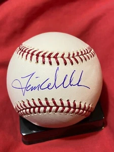 TIM WALLACH AUTOGRAPHED SIGNED MAJOR LEAGUE  BASEBALL OML EXPOS DODGERS COA - Picture 1 of 2