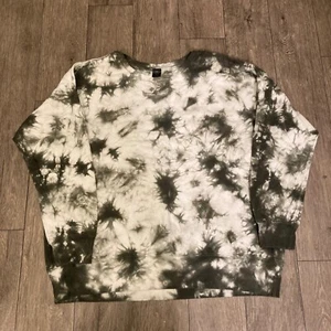 AR-33 Women's Large Green Tie Dye Pullover Sweatshirt Galaxy Top - Picture 1 of 6