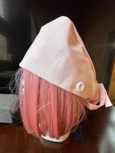 3 Pink Blue Surgical Scrub Cap Doctor Nurse Bouffant Hat Adjustable U.S. Ship - Picture 1 of 4