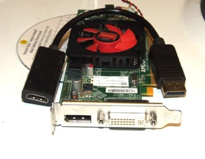 Low Profile HDMI - DVI - DisplayPport✔️SFF✔️PCI-E x16 Video Card✔️DELL Optiplex - Picture 1 of 11