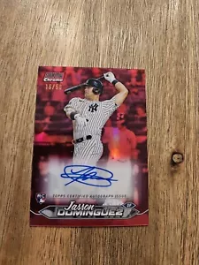Jasson Dominguez 2024 Topps Stadium Club Rookie RC SP Auto #16/50 - Bild 1 von 2