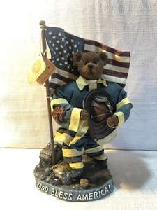 Boyds Bears Crumpletons Our American Hero Strength Dedication Courage Figurine - Picture 1 of 7