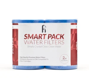 Smart Pack - 2 Pack - CB6 Carbon Block Water Filter Replacement, MP MPC Systems - Picture 1 of 3
