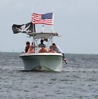 6' Boat Flag Pole for use in rod holders and rocket launchers AND USA Flag Combo