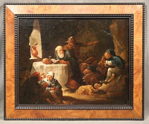 18th 19th Century American Fantastical Hallucination with Figures Scene - Picture 1 of 13