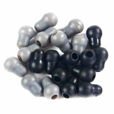 10PCS Soft-Ohroliven Ersatzteilset Littmann Stethoskope ohrstöpsel schwarz grau. - Bild 1 von 4