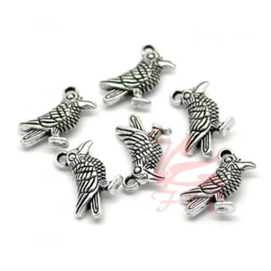 Raven Charms - 5/10/20 19mm Antiqued Silver Plated Ravenclaw Pendants SC0017732 - Picture 1 of 5