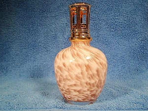 Scentier oil lamp fragrance diffuser,wick with stone white w/gold specks 162 NIB - Bild 1 von 3