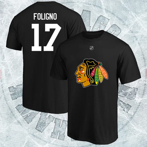 HOT!! Welcome Nick Foligno #17 Player Name Chicago Blackhawks Team Hockey Shirt Cover