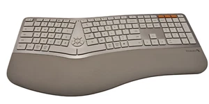 ProtoArc EK01 Plus Backlit Wireless Ergonomic Workspace Keyboard Full Size - Picture 1 of 7