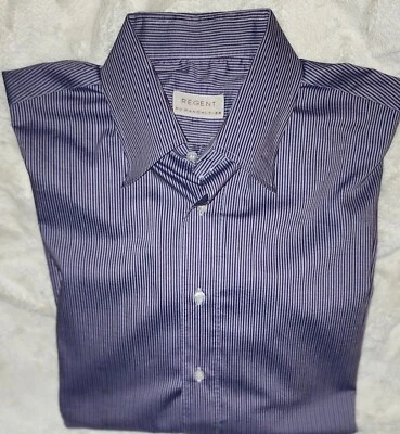 Camisa de vestir grande a rayas Regent by Pancaldi & B para hombre Foto 1 de 2