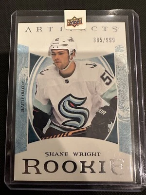 2022-23 Upper Deck UD Artifacts #225 Shane Wright Rookie Redemption /999 - Image 1 of 2
