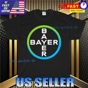 NEW BAYER PHARMACEUTICAL BIOTECH LOGO T-SHIRT FUNNY USA UNISEX TEE SIZE S-5XL - Picture 1 of 6