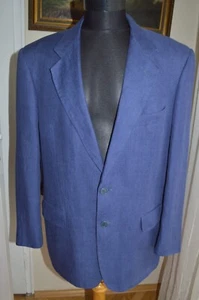 CHAQUETA BLAZER BALLY PARA HOMBRE DE UN SOLO PECHO 100% LINO AZUL TALLA 50 REG. MADE ITALY - Imagen 1 de 24