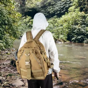 Fishing Tackle Backpack with Rod & Gear Holder, Lightweight Outdoor Shoulder - Picture 1 of 14