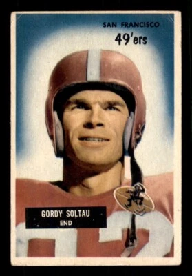 1955 Bowman Football #66 Gordon Soltau PR *e1 - Image 1 of 2