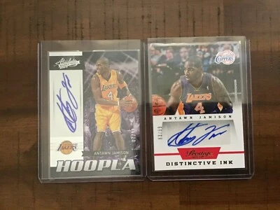 2012/13 Absolute & 2013/14 Prestige Antawn Jamison auto lot - Image 1 of 2