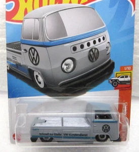 2024 HOT WHEELS VOLKSWAGEN T2 PICKUP GRAY VW BAY WINDOW SINGLE CAB HW HOT TRUCKS - Picture 1 of 8