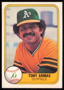 1981 Fleer Tony Armas Oakland Athletics #575