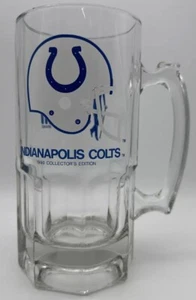 Indianapolis Colts 1990 Collectors Edition Glass Mug Slim Jim - Picture 1 of 9