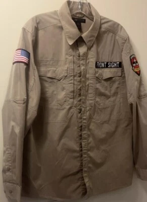NWOT 5.11 Stryke Long Sleeve Shirt Mens M Front Sight 72399 Khaki Tactical - Image 1 of 4