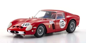 New KYOSHO FERRARI 250 GTO N18 3h DAYTONA 1963 1:18 Model Car RED 08438F KidBX - Bild 1 von 11