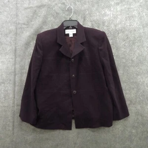 Jones New York Womens Blazer 16PW 100% Wool Single Breasted Three-Button USA VTG - Picture 1 of 12