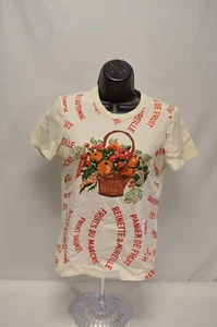 NWT Tory Burch Fruit Basket Tee Shirt Size Small - Picture 1 of 5