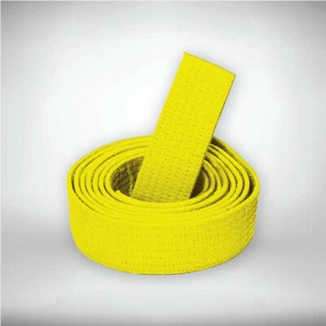Yellow Martial Arts Single Wrap Taekwondo/Karate Belt - Picture 1 of 1