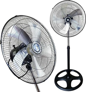 Ventilatore a Piantana 5 Pale in Metallo Consumo 65W 3 Velocità Diametro 50cm - Foto 1 di 4