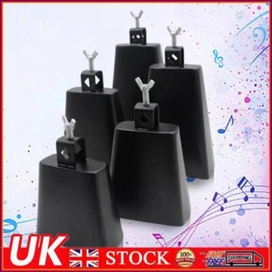 Cheerful Metal Cowbell Cow Bell Drums Large Cowbell for Concert Band Gatherings - Picture 1 of 18