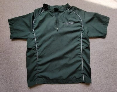 Pullover Rawlings Northern Partners Cooperative 1/4 Cremallera Manga Corta Verde Hombres L Foto 1 de 4