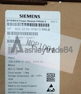 1PCS NEW in Box Siemens SINAMICS G120 6SL3210-1PB13-8AL0 - Picture 1 of 2