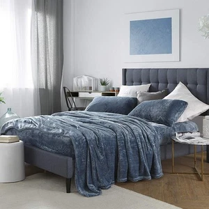 Coma Inducer® Me Sooo Comfy Bed Sheet Set - Smoke Blue Smoke Blue Twin XL - Picture 1 of 10