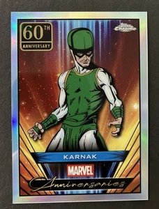 2025 Topps Chrome Marvel - (Karnak) #MA-11 (60th Anniversary Insert) - Picture 1 of 2