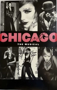 Signierte Broadway Tour Fensterkarte Poster - Chicago - Brent Barrett - ca. 1999 - Bild 1 von 6