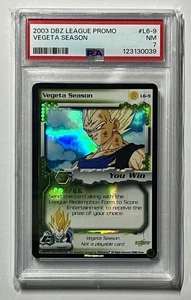Vegeta Season L6-9 •PSA 7 NM• Limited Foil League Promo Score 2003 (YOU WIN) - Picture 1 of 3
