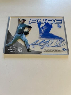 2014 Leaf Trinity Pure Ashe Russell Autograph card….9/10!!….. ex-nm - Image 1 of 2