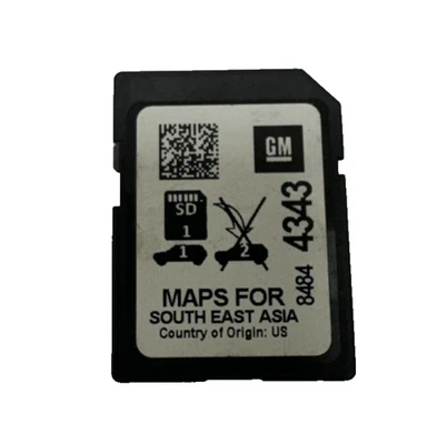 GM East Asia Maps Navigation SD Card  2021 Corvette Silverado Tahoe Sierra Yukon - Image 1 of 3