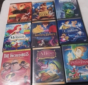 Children Kids DVD Lot Of 9 Disney Movies Good Titles - Picture 1 of 5