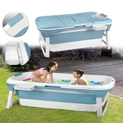 AUFUN Klappbare Badewanne Erwachsene Kinder Reisebadewanne Spa Massage Badesauna NEU