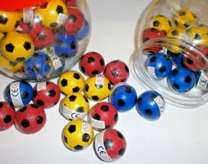 10 x Fußball Flummi XL ,43 mm Springball, Hüpfball, Mitgebsel Geburtstag N 17 - Bild 1 von 2