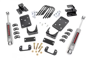 Rough Country Front Rear Suspension Lowering Kit for 07-15 Silverado Sierra 1500 - Picture 1 of 4