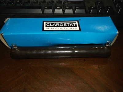 NIB CLAROSTAT VK100N100 VK100N RESISTOR 100 OHMS (186-1) - Image 1 of 3