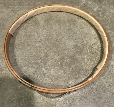 Vintage PRINCESS 7" Wooden  Embroidery Hoop  Round Spring Band Tension - Image 1 of 4