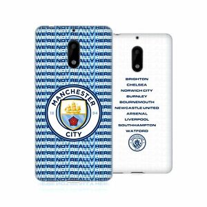 MANCHESTER CITY MAN CITY FC WE'RE NOT REALLY HERE GEL CASE FOR NOKIA PHONES 1