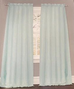 Lush Decor Set of 2 (84”x42”) Panels Lucia Curtains In Lucia Blue New With Tags - Picture 1 of 8