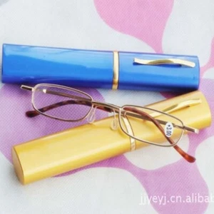 Hombres Mujeres Gafas de Lectura Borde Delgadas con Estuche de Tubo + 1.5 2.0 2.5 3.0 3.5 4.0 - Imagen 1 de 12