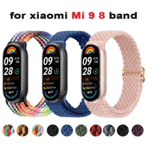Correa de reloj de nailon trenzado para Xiaomi Mi Band 8/9 NFC - Imagen 1 de 47